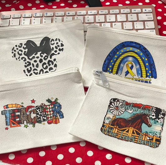 Mini zipper pouch