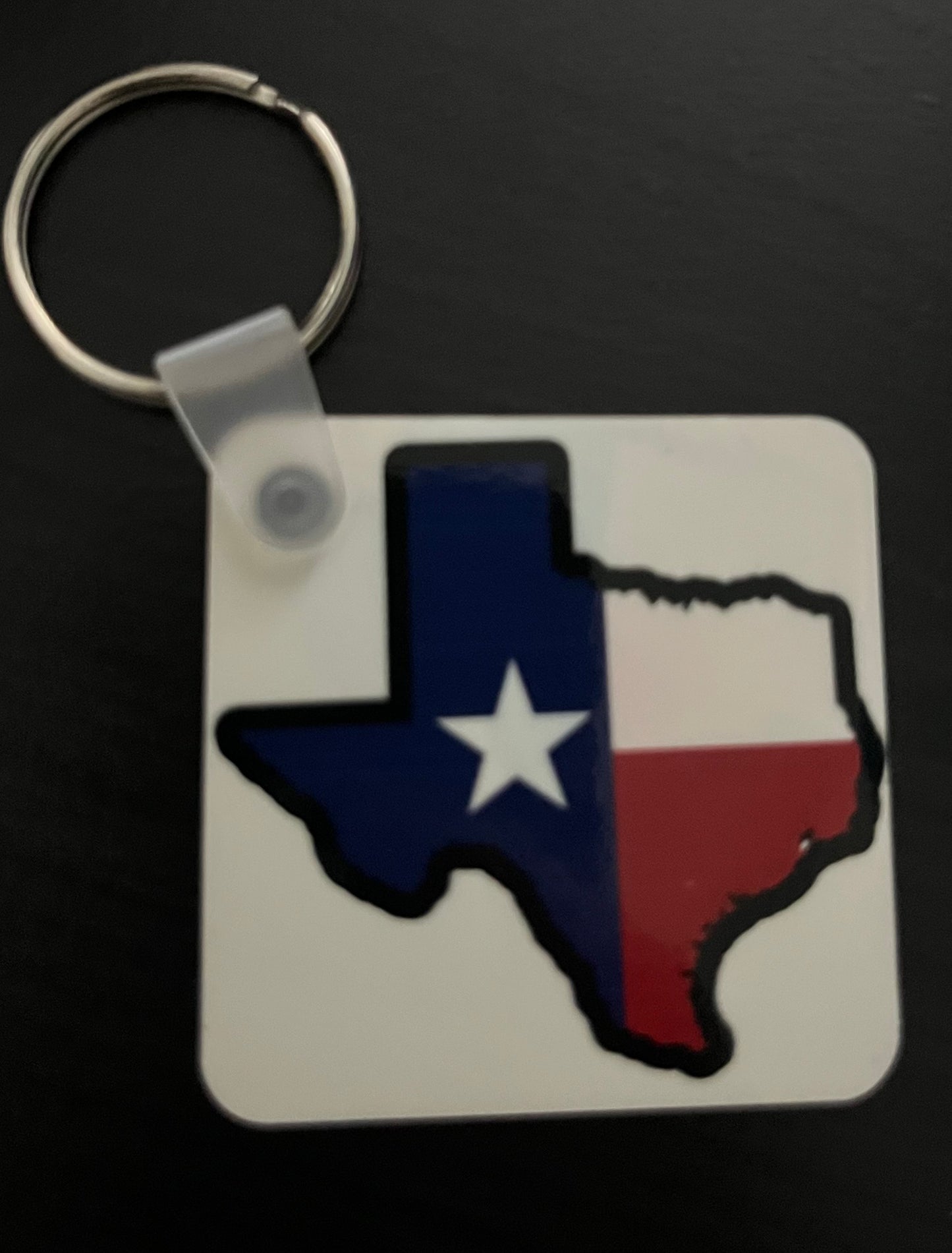 Double sided sublimation keychains