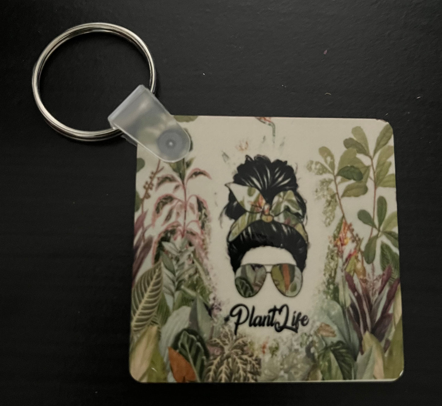 Double sided sublimation keychains