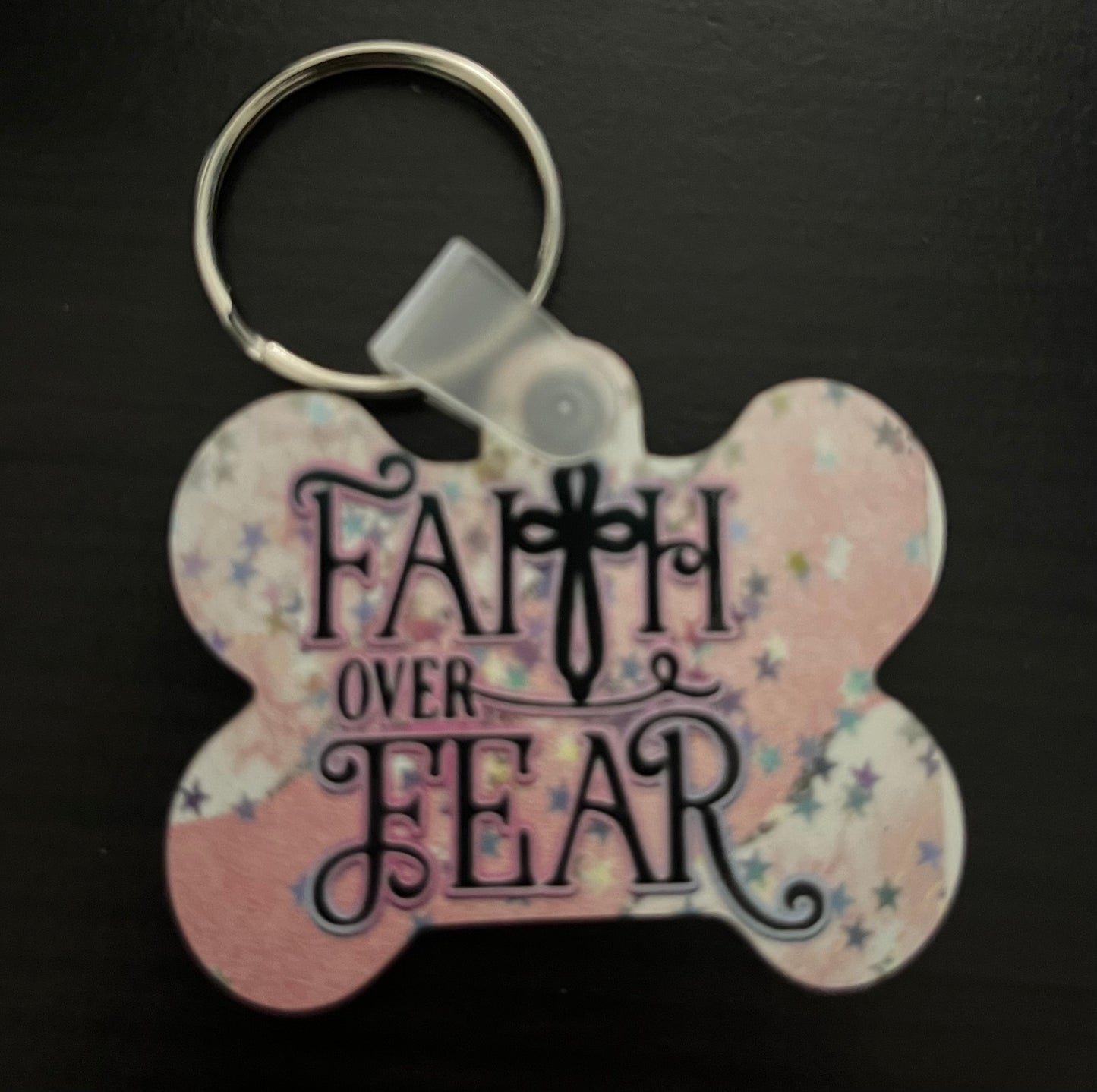 Double sided sublimation keychains